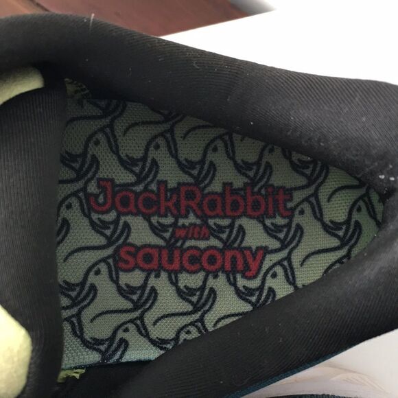 Rare Jackalope Rouge Jack Rabbit RIDE 13 Running Marathon Glow Trim Shoes 10.5 - Picture 2 of 8